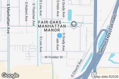 Map image of the property - 4516 S Hale Ave