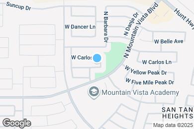 Map image of the property - 3674 W Yellow Peak Dr