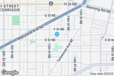 Map image of the property - 1332 E St NE