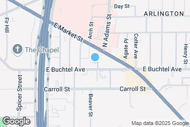 Map image of the property - 34 S Adams St