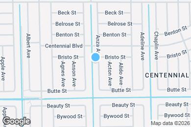 Map image of the property - 1021 Anza Ave