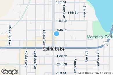 Map image of the property - 722 Lake St