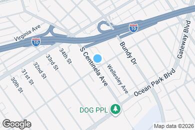 Map image of the property - 2496 S Centinela Ave