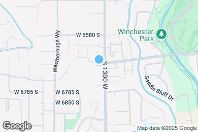 Map image of the property - 1320 W 6690 S