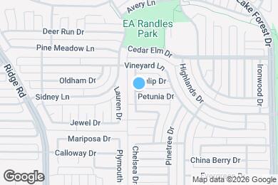 Map image of the property - 5616 Petunia Dr