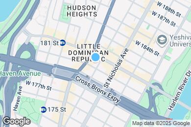 Map image of the property - 651 W 180th St