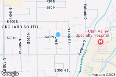 Map image of the property - 492 N 1120 E
