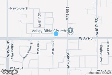 Map image of the property - 3541 W Ave J 3