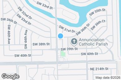 Map image of the property - 3610 SW 39th Ave
