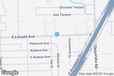 Map image of the property - Sunrise Lincoln Apartments