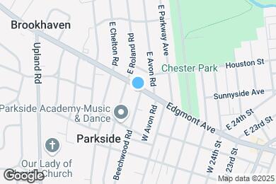 Map image of the property - 2700 Edgmont Ave