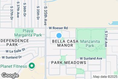 Map image of the property - 3411 W Chanute Pass