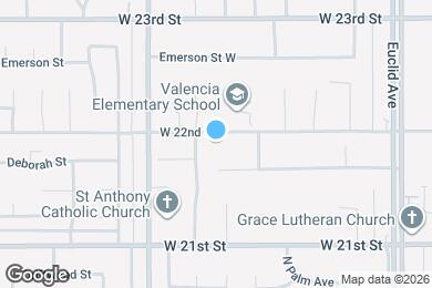Map image of the property - 584 W 22nd St