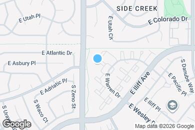 Map image of the property - 18919 E Warren Cir