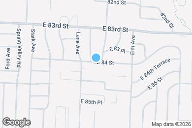 Map image of the property - 9009 E 84 St