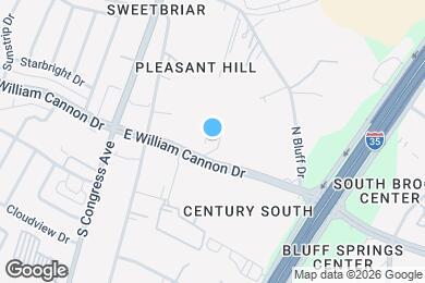 Map image of the property - 412 E William Cannon Dr
