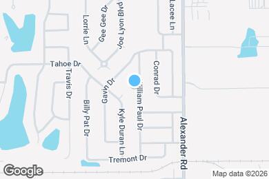 Map image of the property - 9129 William Paul Dr