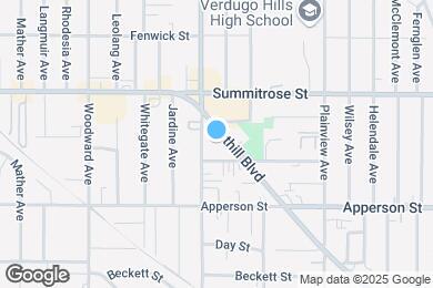 Map image of the property - 7762 Foothill Blvd