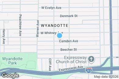 Map image of the property - 823 Camden Ave