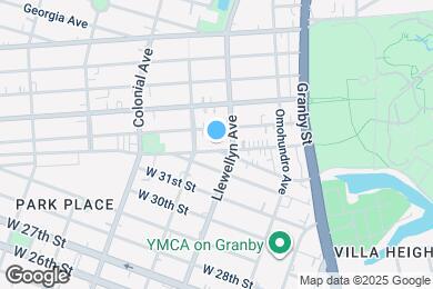 Map image of the property - 310 W 33rd St