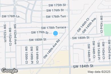 Map image of the property - 14809 SW 180th St