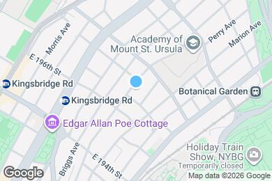 Map image of the property - 2776 Bainbridge Ave