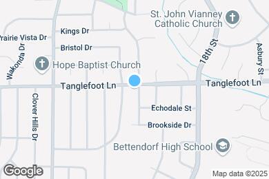 Map image of the property - 2107 Tanglefoot Ln