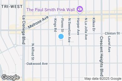 Map image of the property - 521 N Flores St