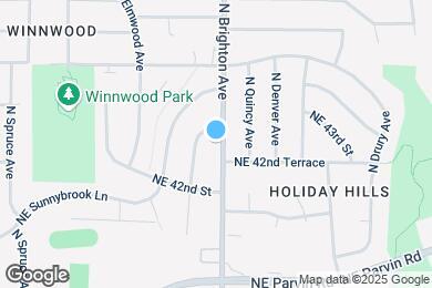 Map image of the property - 4238 N Brighton Ave