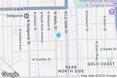 Map image of the property - 1405 N Wells St