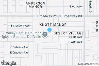 Map image of the property - 11325 E Elton Ave