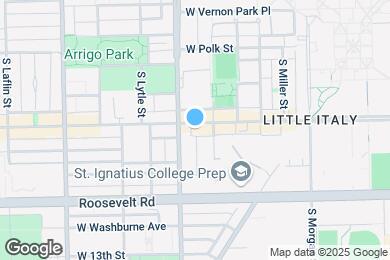 Map image of the property - 1147 W Taylor St