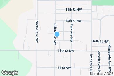 Map image of the property - 1602 Delton Ave NW