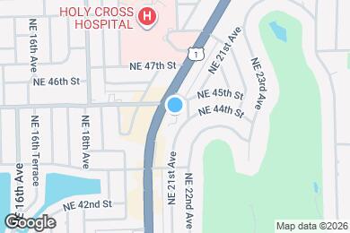 Map image of the property - 4394 N Federal Hwy