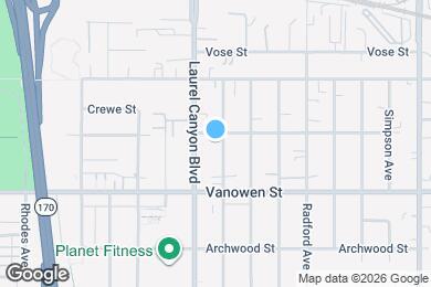 Map image of the property - 6853 Agnes Ave