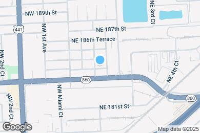 Map image of the property - 143 NE 183rd Ter