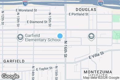Map image of the property - 1533 E Garfield St