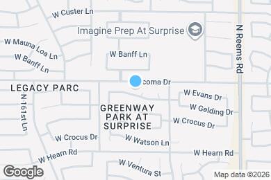 Map image of the property - 14548 N 157th Cir