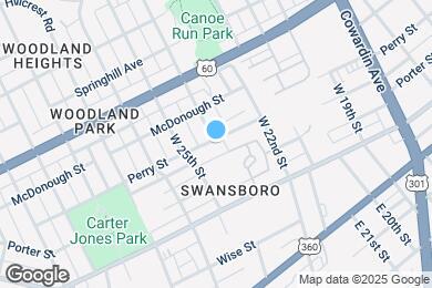 Map image of the property - 2400 Perry St