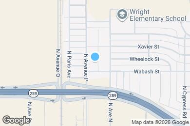 Map image of the property - 2409 N. Ave. O-
