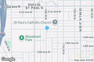 Map image of the property - 1341 17th Ave N