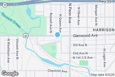 Map image of the property - 2309 Glenwood Ave