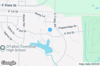 Map image of the property - 1118 E 3rd St