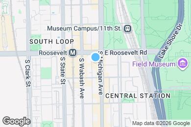 Map image of the property - 1220 S Michigan Ave