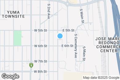 Map image of the property - 563 S 1st Ave