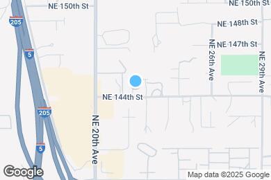 Map image of the property - 14409 NE 22nd Ave