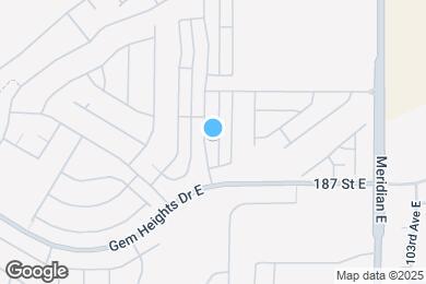 Map image of the property - 18533 97th Ave Ct E