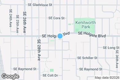 Map image of the property - 4525 SE 30th Ave