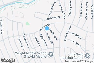 Map image of the property - 7720 Cowan Ave