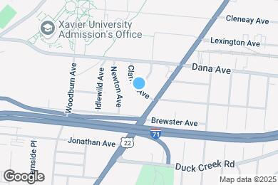 Map image of the property - 3623 Clarion Avenue